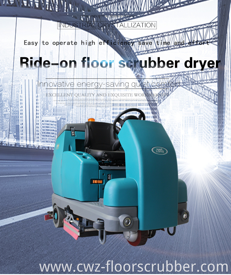 FD230 Industrial Intelligent Ride On Type Floor Washing Cleaning Machine